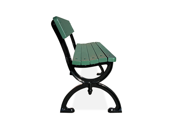 EM019-T Victorian Seat, custom painted timber battens Heritage Green - Alison Park Playground, Randwick City Council - 1.jpg